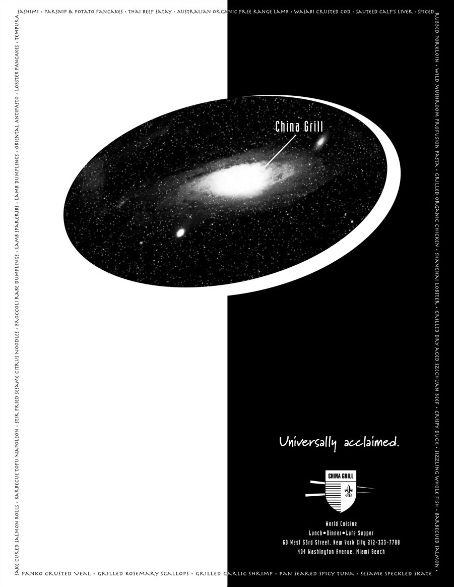 China Grill - Universally Acclaimed