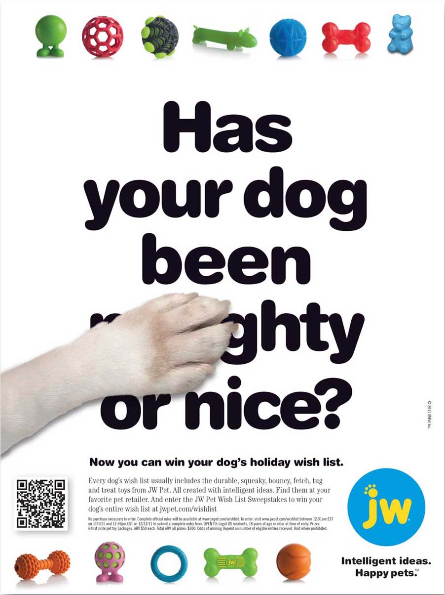 JW Pet - Naughty Christmas Ad